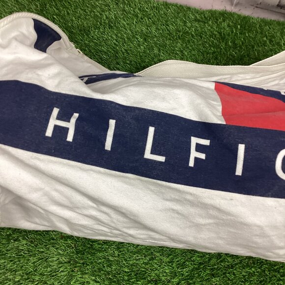 Vintage 90s Tommy Hilfiger Duffel Bag Large - Picture 5 of 16